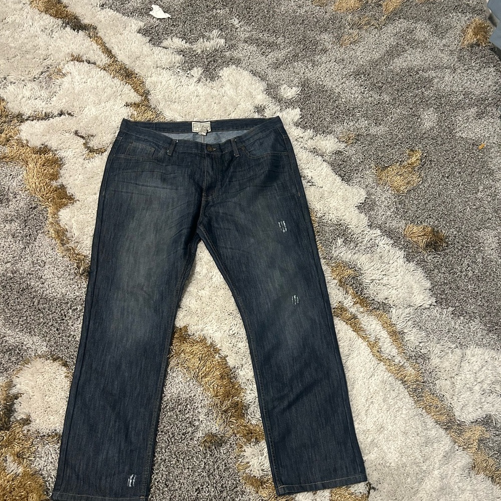 Alexander Julian Men's Dark Blue Denim Jeans
